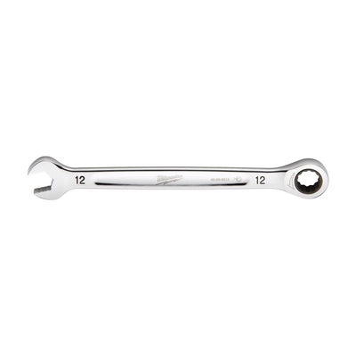 Milwaukee 12 mm X 12 mm 12 Point Metric Ratcheting Combination Wrench 7.03 in. L
