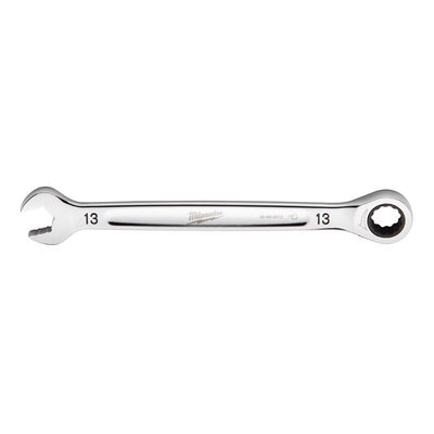 Milwaukee 13 mm X 13 mm 12 Point Metric Ratcheting Combination Wrench 7.34 in. L