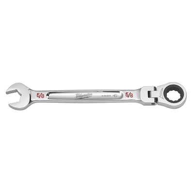 Milwaukee 5/8 in. X 5/8 in. 12 Point SAE Flex Head Combination Wrench 8.58 in. L