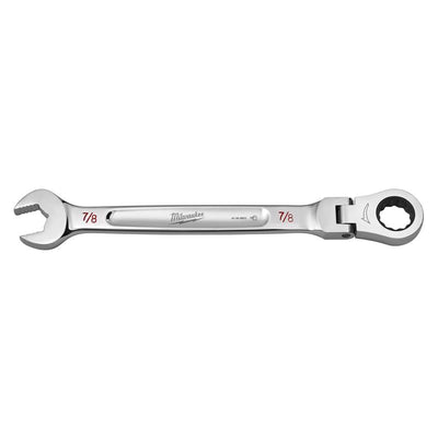 Milwaukee 7/8 in. X 7/8 in. 12 Point SAE Flex Head Combination Wrench 1.88 in. L