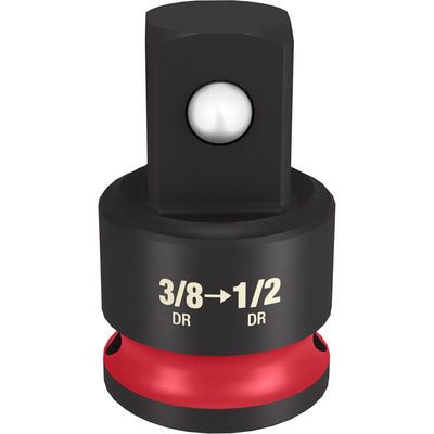 Milwaukee Shockwave 1.41 in. L X 3/8 to 1/2 in. drive SAE Socket Adapter