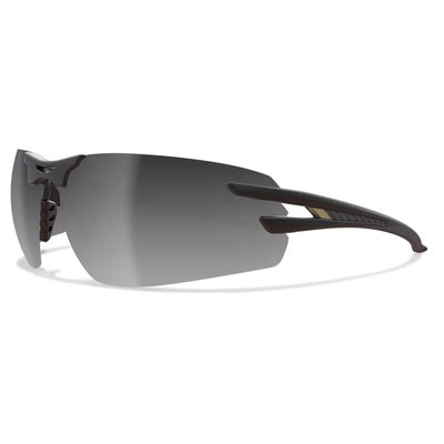 Edge Salita Anti-Fog Safety Glasses Silver Mirror Lens Black Frame