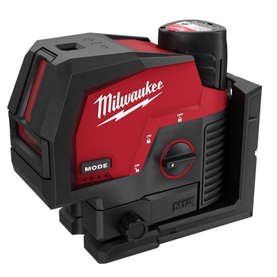 Milwaukee M12 2 beam Self Leveling Cross-Line Laser Kit 165 ft.