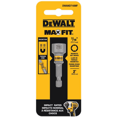 DeWalt Maxfit 7/16 in. X 2 in. L Steel Magnetic Nut Setter