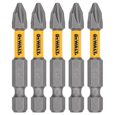 DeWalt Max Fit Phillips #2 X 2 in. L Screwdriver Bit Set Steel 5 pk