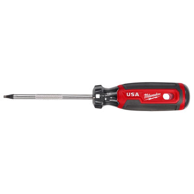 Milwaukee Made in USA Cushion Grip 4 in. L Square Made in USA Screwdriver 1 pk