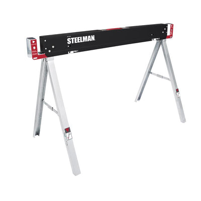 Steelman 30 in. H X 47 in. W X 22 in. D Folding Sawhorse 1100 lb. cap.