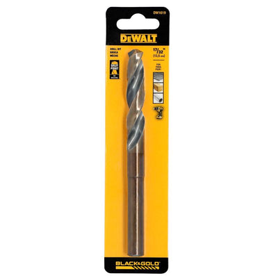 DeWalt Black & Gold 17/32 in. X 6 in. L High Speed Steel Split Point Drill Bit 3-Flat Shank