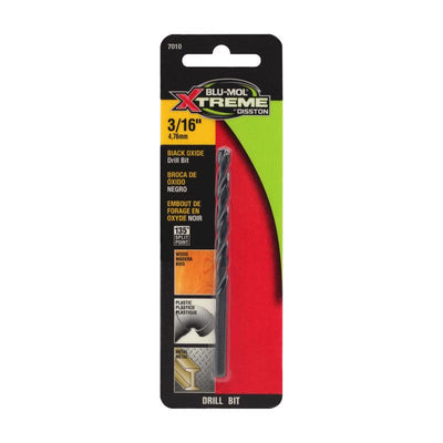 Blu-Mol Xtreme 3/16 in. High Speed Steel Drill Bit
