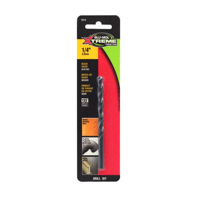 Blu-Mol Xtreme 1/4 in. High Speed Steel Drill Bit
