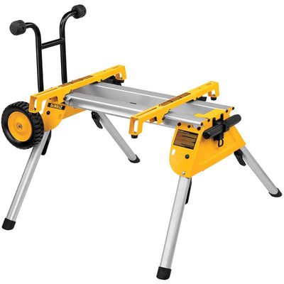 DeWalt Aluminum 9 in. H X 19.75 in. W Rolling Table Saw Stand 200 lb. capacity Yellow