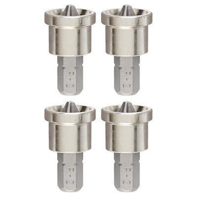 Milwaukee 1 in. L PH2 Drywall Screw Setter Set Steel 4 pk