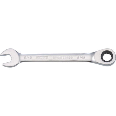 DeWalt 5/16 in. X 5/16 in. 12 Point SAE Ratcheting Combination Wrench 4-3/8 in. L