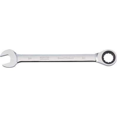 DeWalt 24 mm X 24 mm Metric Ratcheting Combination Wrench 12-25/32 in. L