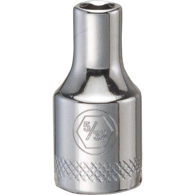 DeWalt 5/32 in. X 1/4 in. drive SAE 6 Point Socket