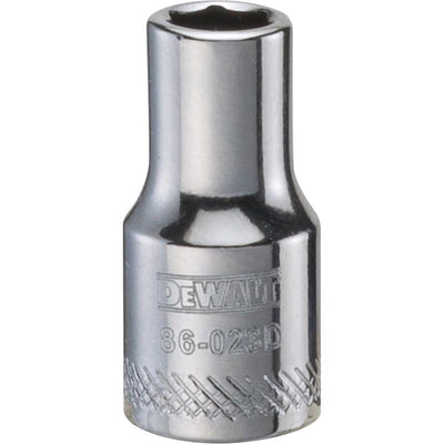 DeWalt 7/32 in. X 1/4 in. drive SAE 6 Point Socket