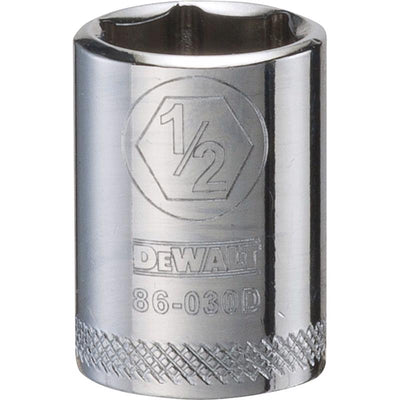 DeWalt 1/2 in. X 1/4 in. drive SAE 6 Point Socket