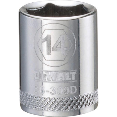 DeWalt 14 mm X 3/8 in. drive Metric 6 Point Socket