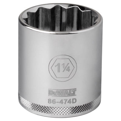 DeWalt 1-1/4 in. X 1/2 in. drive SAE 12 Point Socket
