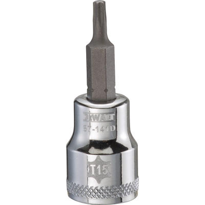 DeWalt T15 Sizes X 3/8 in. drive Torx Bit Socket