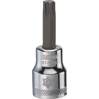 DeWalt T40 Sizes X 3/8 in. drive Torx Bit Socket