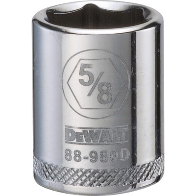 DeWalt 5/8 in. X 3/8 in. drive SAE 6 Point Socket