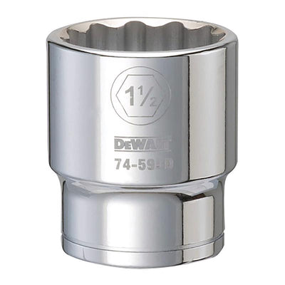 DeWalt 1-1/2 in. X 3/4 in. drive SAE 12 Point Socket