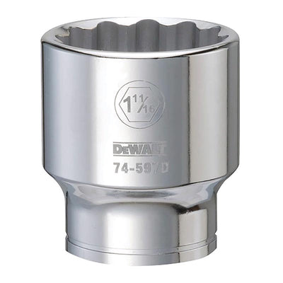 DeWalt 1-11/16 in. X 3/4 in. drive SAE 12 Point Socket