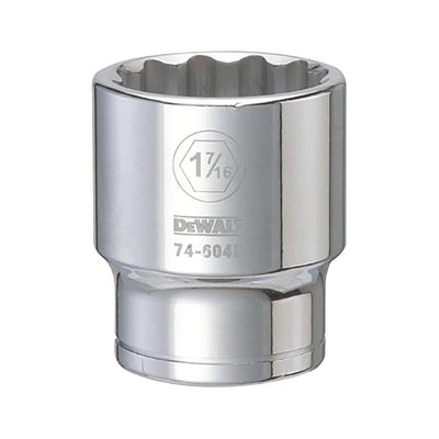 DeWalt 1-7/16 in. X 3/4 in. drive SAE 12 Point Socket