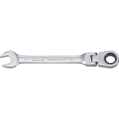 DeWalt 10 mm X 10 mm 12 Point Metric Flex Head Combination Wrench 5.34 in. L