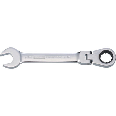 DeWalt 11/16 in. X 11/16 in. 12 Point SAE Flex Head Combination Wrench 7.46 in. L