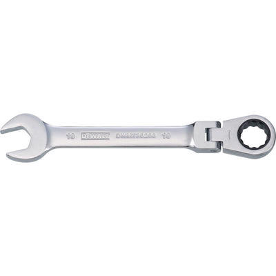 DeWalt 19 mm X 19 mm 12 Point Metric Flex Head Combination Wrench 8.46 in. L