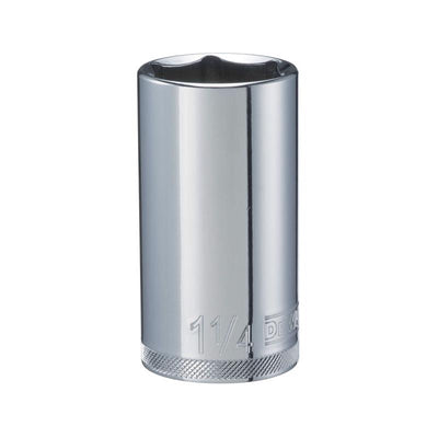DeWalt 1-1/4 in. X 1/2 in. drive SAE 6 Point Deep Socket