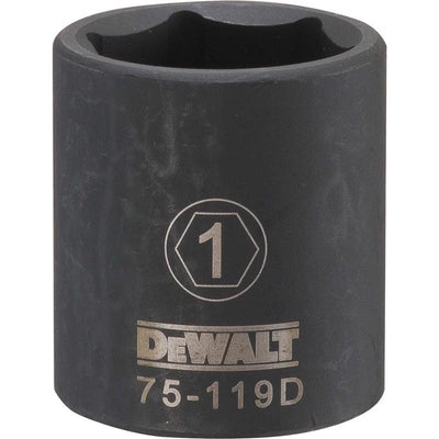 DeWalt Directtorque 1 in. X 1/2 in. drive SAE 6 Point Impact Socket