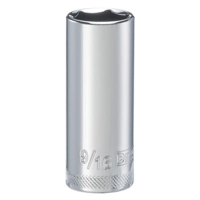 DeWalt DirectTorque 9/16 in. X 1/4 in. drive SAE 6 Point Deep Socket