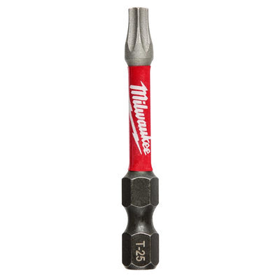 Milwaukee Shockwave Torx T25 Sizes X 2 in. L Power Bit Steel