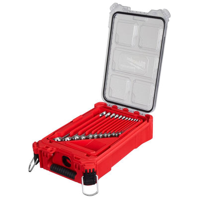 Milwaukee Packout 12 Point SAE Wrench Set 15 pc
