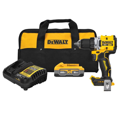 DeWalt 20V MAX XR 1/2 in. Brushless Cordless Drill/Driver Kit (Battery & Charger)