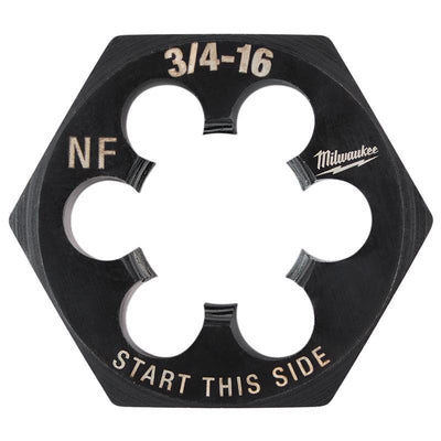 Milwaukee High Carbon Steel SAE NF Hexagon Die