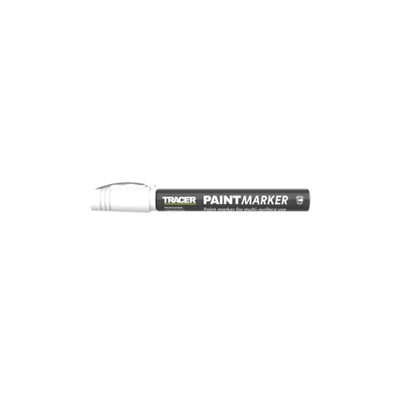 Tracer 8 in. L Paint Marker White