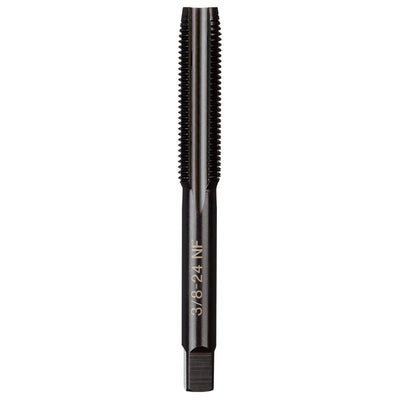 Milwaukee High Carbon Steel SAE Straight Plug Tap 3/8-24 NF in.