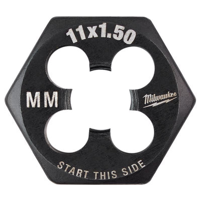 Milwaukee High Carbon Steel Metric Hexagon Die M11-1.5 mm