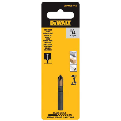 DEWALT 1/4 in. High Speed Steel Countersink Bit