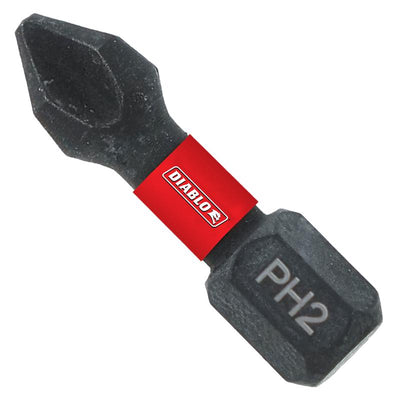Diablo Phillips #2 X 1 in. L Driver Bit Steel