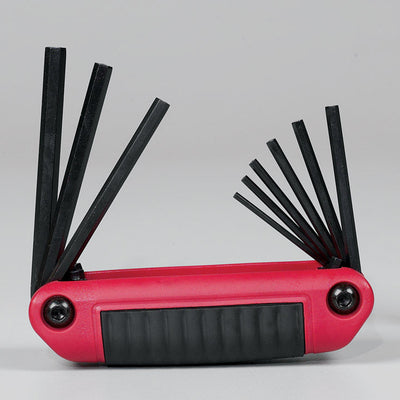 Eklind 5/64 to 1/4 in. SAE Ergo Fold Hex Key Set 9 pc