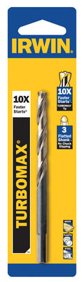 Irwin Turbomax 23/64 in. X 4-7/8 in. L High Speed Steel Drill Bit Straight Shank