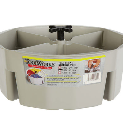 CLC 10.5 in. Bucket Tray Black
