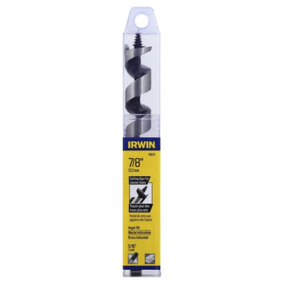 Irwin 7/8 in. D X 7.5 in. L Auger Bit Carbon Steel