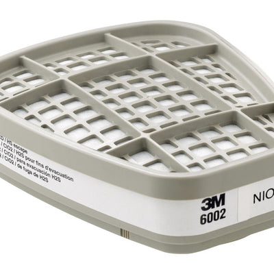 3M Acid Gas Respirator Cartridge Replacement Gray 2 pc