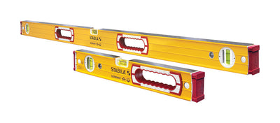 STABILA Aluminum Type 196 Box Beam Level Set 3 vial